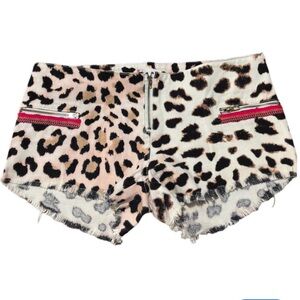 Leopard Print Women Shorts